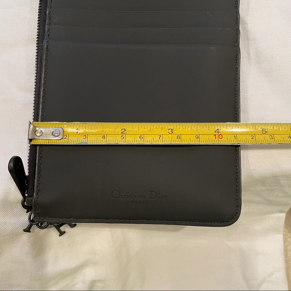 Dior black long wallet with adjustable strap - Picture 9 of 10
